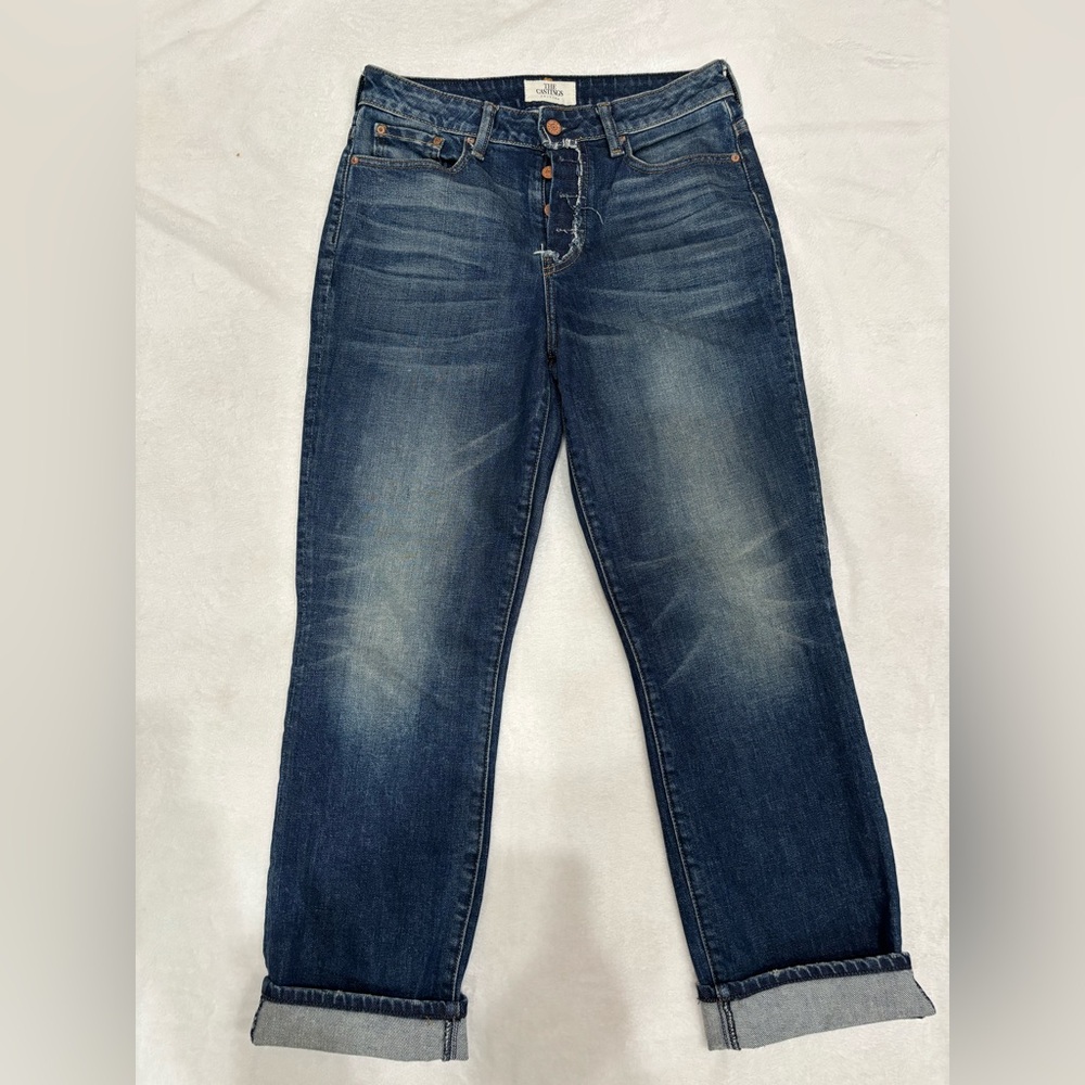The Castings High Rise Cropped Jeans